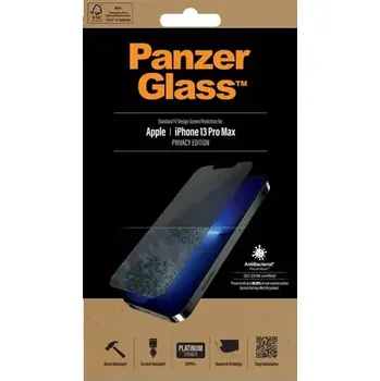 PanzerGlass Privacy AB Standard Fit Tvrzené sklo pro Apple iPhone 13 Pro Max číra (5711724127434)