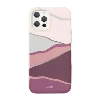 Pouzdro na mobilní telefon Uniq Coehl Ciel pouzdro pro Apple iPhone 12 12 Pro SUNSET PINK (růžová) (8886463675090)