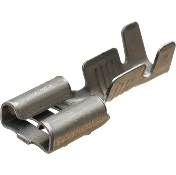 Auto elektroinstalace Konektor faston dutinka 6,3mm, kabel 1-2,5mm, ocel, balení 100ks<br />Výrobce: IMP - 427706