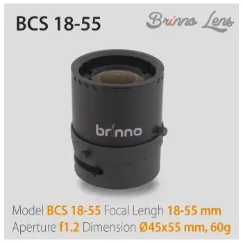Objektiv BRINNO BCS 18-55mm F1.2 Aspherický objektiv pro TLC200 Pro (BCS 18-55)