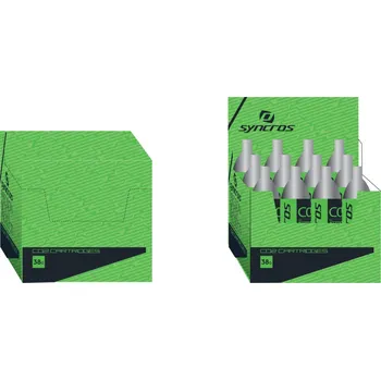 pumpička SYNCROS CO2 pumpa/pumpička - CO2 12x38 g - stříbrná