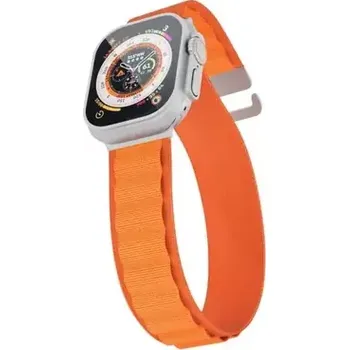 Řemínek na hodinky Epico Alpine Nylonový řemínek pro Apple Watch 42/44/45/46/49mm oranžová (63418141800001)