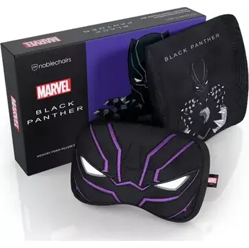Polštář noblechairs Sada polštářů z paměťové pěny - Black Panther Edition (NBL-SP-PST-026)
