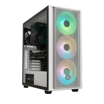 Stolní počítač PC Mironet Herní 200 AMD R7 5700X RX7600 Bílá (Mironet/Herni/200/AMD/W)