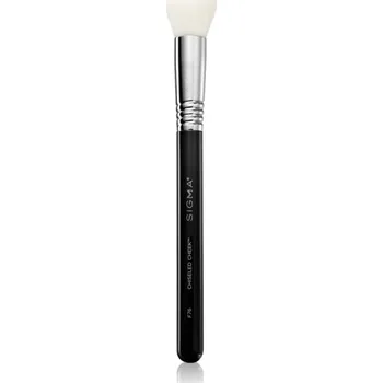 Sigma Beauty Face F76 Chiseled Cheek™ střední štětec na tekuté, krémové a pudrové produkty 1 ks