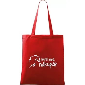 Lepší než nákupák - Taška bavlněná - 42 x 38 cm ( Červená )