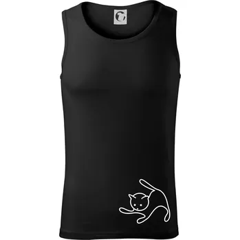 Kočka si hraje - Tílko pánské Core - 2XL ( Černá )