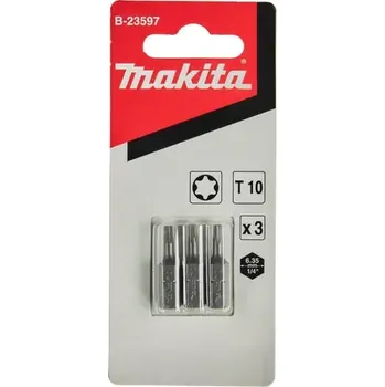 Bit Makita B-23597 Sada bitů T10 x 25mm (3ks) (B-23597)