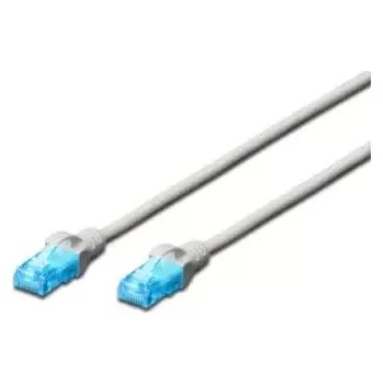 Síťový kabel DIGITUS Ecoline Patch Cable šedý 0.25m (DK-1512-0025)