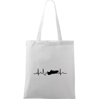 Ekg fotbal kopačka - Taška bavlněná - 42 x 38 cm ( Bílá )
