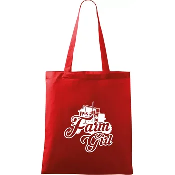 Farm Girl - Taška bavlněná - 42 x 38 cm ( Červená )