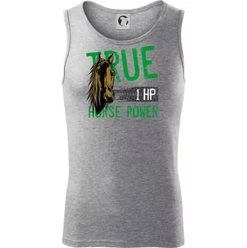 True Horse Power 1 HP - Tílko pánské Core - L ( Tmavě šedý melír )