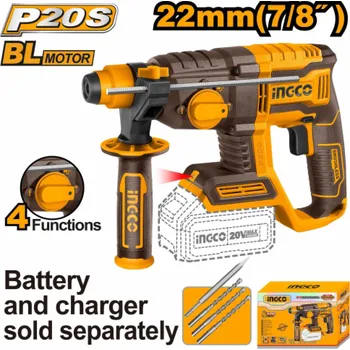 Pneumatické kladivo Ingco CRHLI20208 aku vrtací kladivo bez baterie a nabíječky