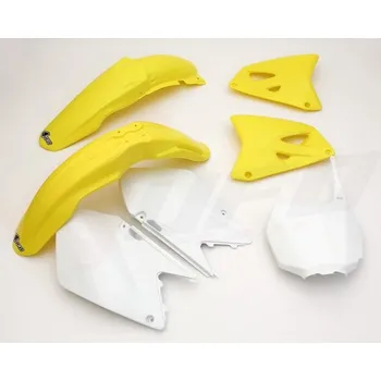 UFO sada plastů SUZUKI RM 125 / 250 '06-'24 (žlutá/bílá)