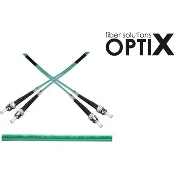 Síťový kabel Opticord OPTIX ST-ST Optický patch cord 50/125 0,5m Duplex OM3 13001