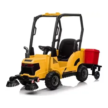 Dětské elektrovozidlo Eljet Dětské elektrické auto zametač žlutá (4891223138641)
