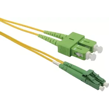 Solarix optický kabel SC-LC APC 1m (SXPC-LC/SC-APC-OS-1M-D)