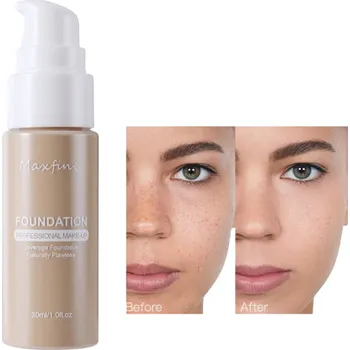 Make-up Tekutý make-up 40 ml Profesionální krycí korektor Dlouhotrvající voděodolný make-up Hydratační efekt Přirozený vzhled bez šmouh 6