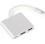 Gembird A-CM-HDMIF-02-SV stříbrná (A-CM-HDMIF-02-SV)