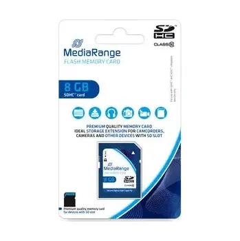Paměťová karta MediaRange SDHC 8GB (MR962)