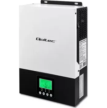 Powerbanka Qoltec 53876 Solární nabíjecí stanice 27V černá - bílá (53876)