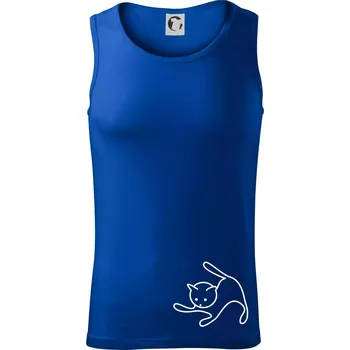 Kočka si hraje - Tílko pánské Core - 2XL ( Královská modrá )