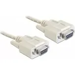DeLock sériový kable Null modem 9 pin samice/samice (84250)