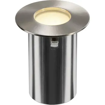 Venkovní osvětlení BIG WHITE (SLV) TRAIL-LITE® 60 samostatné svítidlo do země, 3000 K, IP67, kulaté, nerezová ocel / hliník 1008842