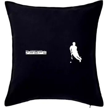 Polštář Floorball sport - Polštář 50x50 - 50x50 - Pouze potah ( Černá )