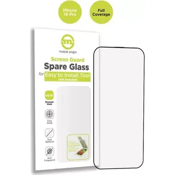 Mobile Origin Screen Guard Spare Glass Full Coverage pro Apple iPhone 16 Pro (SGA-SP-F-i16Pro)