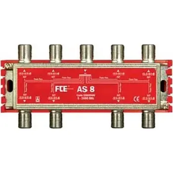 Anténní redukce FTE rozbočovač AS 8, rozsah 5-2400 MHz, F-konektor (PIPFT13004)