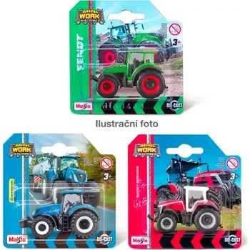 Hračka Maisto Mini Work Machines 3 Tractors - Mix (101215530)