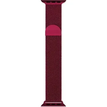 Řemínek na hodinky Epico Milanese Band řemínek pro Apple Watch 42/44/45 mm červená (63418181400001)