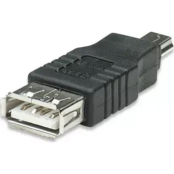 USB hub Manhattan Hi-Speed USB adapter A female to Mini-B male (308342-MA)
