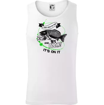 I Just hold My Rod - Tílko pánské Core - XL ( Bílá )