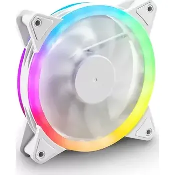 PC ventilátor Sharkoon SHARK Blades PWM RGB bílá (4044951039982)