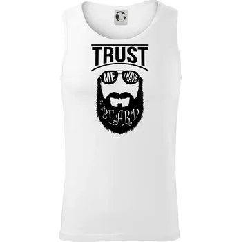 Trust me I have a beard - Tílko pánské Core - S ( Bílá )