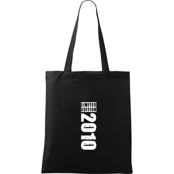 Nákupní taška Limited edition 2010 pruh - Taška bavlněná - 42 x 38 cm ( Černá )