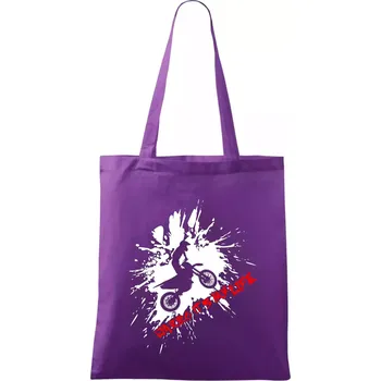 Enduro its my life - Taška bavlněná - 42 x 38 cm ( Fialová )