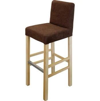 Jídelní židle Barová židle BARI buk/tmavě hnědá