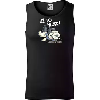 Pánské termoprádlo Už to nežer! - Tílko pánské Core - 2XL ( Černá )