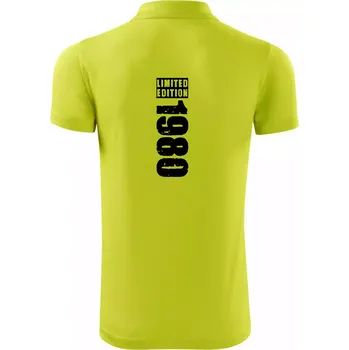 Pánská košile Limited edition 1980 pruh - Polokošile Victory sportovní (dresovina) - S ( Limetková )