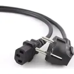Gembird kabel síťový VDE 5m černá (PC-186-VDE-5M)