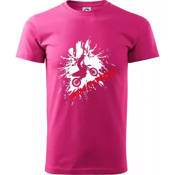 Enduro its my life - Klasické pánské triko vyšší gramáže - S ( Purpurová )