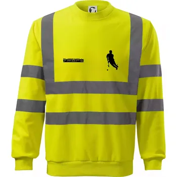 Pánská mikina Floorball sport - Reflexní mikina - 2XL ( Neonově žlutá )