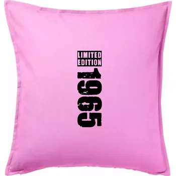 Polštář Limited edition 1965 pruh - Polštář 50x50 - 50x50 - Pouze potah ( Růžová )