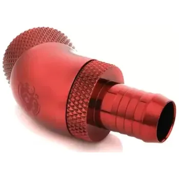 Příslušenství k čerpadlu BitsPower otočné připojení 45° G1/4" (M) 10mm trubka červená (BP-DBR45R2II)