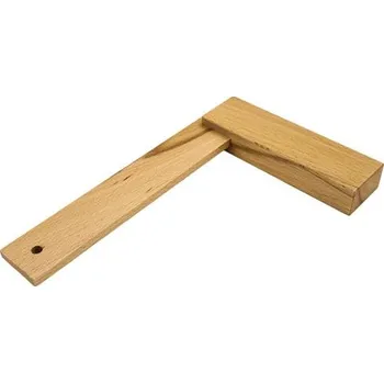 Úhloměr IGM Fachmann M974 Dřevěný úhelník 90° - 350x175x20 mm, M974-01002