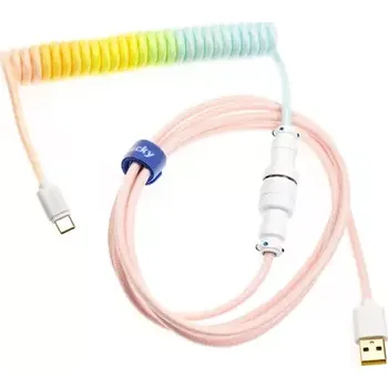 Kabel do PC Ducky Premicord Cotton Candy Coiled Cable (DACOC2-COT1)