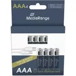 MediaRange nabíjecí USB-C Li-Ion baterie Micro AAA (MRBAT160)